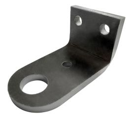 Усиленная угловая проушина 7КООРДИНАТ 80x45x40 мм, толщина 6 мм ВИ7К8045406 
