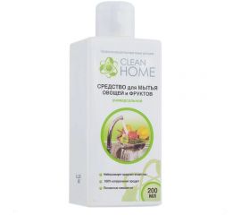Средство для мытья для овощей и фруктов CLEAN HOME 200 мл 530 