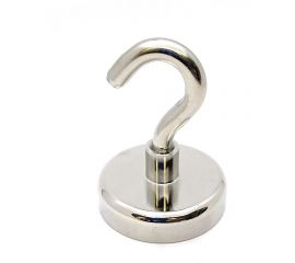 Магнитный крючок ПРОФ-МАГНИТ Е48, сцепление 81 кг, 1 шт. PMYP-Е-48 