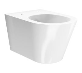 Подвесной унитаз KERAMA MARAZZI PLAZA Modern безободковый, белый глянцевый PLMR.wc.02 