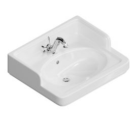 Раковина KERAMA MARAZZI POMPEI подвесная/мебельная 60, белая глянцевая PO.wb.60 