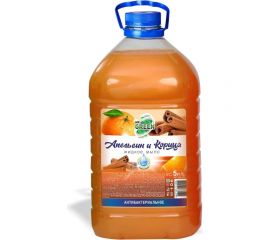 Антибактериальное жидкое мыло MR.GREEN Апельсин и корица, 5 л ПЭТ 41485 