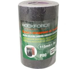 Бумага наждачная на тканевой основе в рулоне 115 мм, 5 м, P80 Rockforce RF-FB280C 