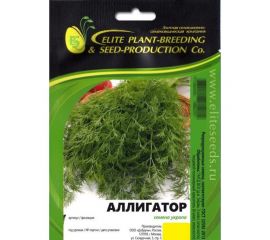 Аллигатор семена укропа 15 г ЭС мини ELITE PLANT-BREEDING & SEED PRODUCTION Co. 1999943787 