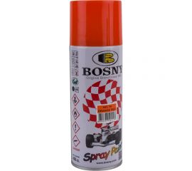 Акриловая краска Bosny аэрозоль, оранжево-красный RAL 2002 14 