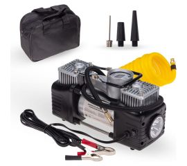 Автомобильный усиленный двухпоршневой компрессор REXANT с цифровым манометром и функцией автостоп, 60 л/мин, 10 атм 80-0522 