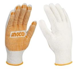 Перчатки с ПВХ точка INGCO XL HGVK05 