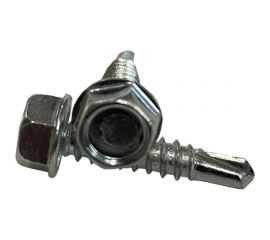 Саморез ZAMETAL 3,5х16 со сверлом и шестигранн. головкой, DIN 7504K, оц., 1000 шт ZA081283 