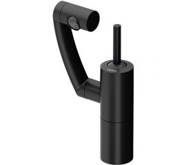 Смеситель для умывальника Damixa Arc поворотный излив 186 мм (черный) 290217364 