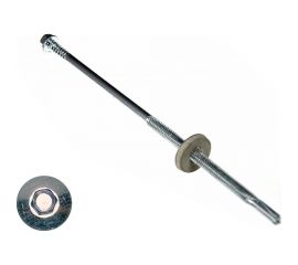 Саморез для сэндвич-панелей КРЕП-КОМП 6,3/5,5х175, 500 шт. сспк175 