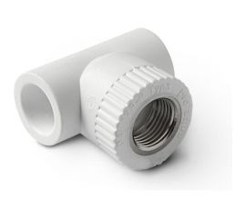 Комбинированный тройник PRO AQUA PP-R ВР белый 32 мм 1/2" PA24015b 