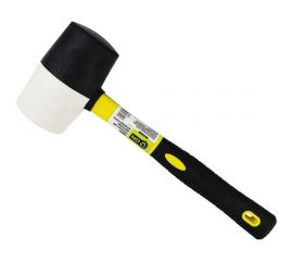 Киянка On, черно-белая резина, фибергласовая обрезиненная рукоятка, 450г 06-04-014 