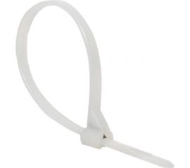 Нейлоновый хомут со стальным зубом EKF PROxima (б), 3x100, 100 шт. plc-fl-ctsbw-3x100 