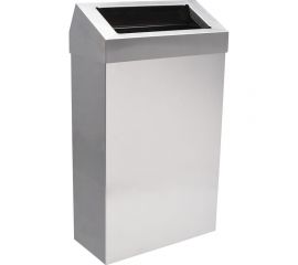 Корзина для мусора ЦЕНТР ПИЩЕВОГО ОБОРУДОВАНИЯ 167x347x680 мм, нерж. сталь aisi-430 толщ.1 мм к-001 K-001 