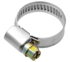 Обжимной хомут MasterProf червячный, нерж. сталь, 16-25 мм, 5 шт. ИС.140876 