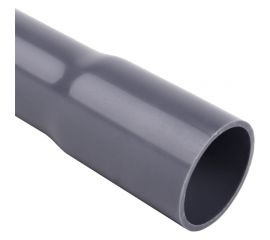 Жесткая гладкая труба с раструбом KOPOS 750N, PVC, 3 метра 4016E_LA 