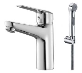 Смеситель для умывальника IDDIS Torr TORSB00i08 с гигиеническим душем 