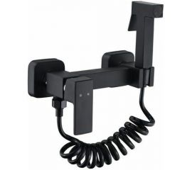 Смеситель для биде с гигиеническим душем Rainsberg черный матовый RH525H 