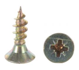 Шуруп крепежная техника жёлтый цинк 4,5x16, 1000 шт. 431354 БК 