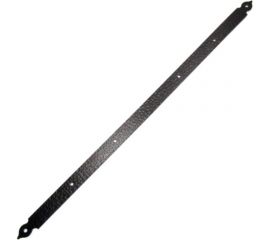 Пластина декоративная прямая Tech-Krep 600-25-2 мат черный - накл. 148351 