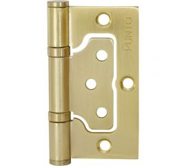 Универсальная петля без врезки PUNTO 200-2B 75x2,5 SB мат. золото 35537 