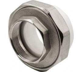 Комбинированная муфта VRT разъемная, внутренняя, 63х2"", EVER plast, белый 532428 