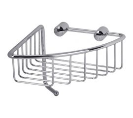 Угловая решетка Veragio BASKET 165х165хh126 мм, с крючком, хром VR.GFT-9057.CR 