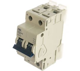 Автоматический выключатель ABL 2P, C, 63 A, 10 кА, 125 В DC, серия DC C63DC2 
