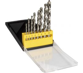 Набор сверл 8 шт, 3-10 мм, HSS 4241, пластиковый футляр ИНСТУЛС 00001518415 