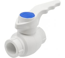 Шаровой кран VRT 20, ручка, PP-R EVER plast, белый 540415 