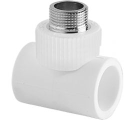 Комбинированный тройник TEBO C--TB наружная резьба, 25x3/4 030040506 