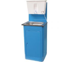 Дачный умывальник Лидер мойка нержавеющая сталь, нагреватель воды, бак 17 л, синий 