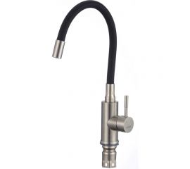 Смеситель для кухонной мойки Savol с гибким, черным изливом SUS6002-01 23392 