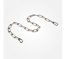 Цепь Eurosvet 10304 длиной 1 метр с 2 карабинами черный с золотом, запчасти арт. 74401 00000074401 