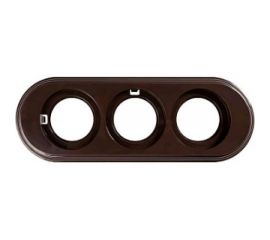 Рамка BIRONI Пластик Коричневый 3-я BF1-630-22 