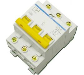 Автоматический 3-полюсный выключатель IEK ВА47-29 MVA20-3-002-C 