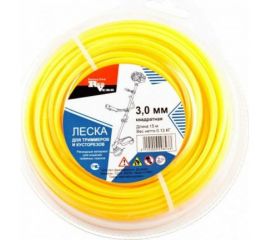 Леска (3 мм; 15 м; зубчатый квадрат) для триммера REDVERG 6655276 