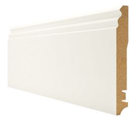Плинтус Белый МДФ (2400х16х100 мм) Hannahholz 61.04.100303.01 