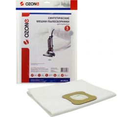 Мешок-пылесборник vertical pro 3 шт. для вертикальных пылесосов (до 15 л) OZONE VP-153 