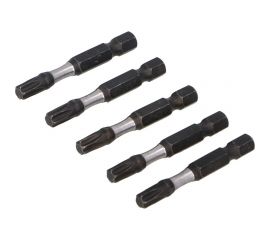 Ударные биты TORX T40, 50 мм, S2, 5 шт DRAUMET 8993 