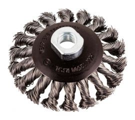 Кордщетка дисковая получаша стальная витая 75 мм для УШМ Rockforce RF-BWD103 