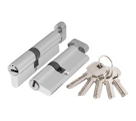 Цилиндровый механизм с вертушкой AJAX AX202/110 mm 50+10+50 CP хром 5 кл. 41295 