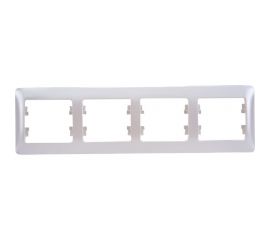 4-местная горизонтальная рамка Schneider Electric Glossa перламутр GSL000604 