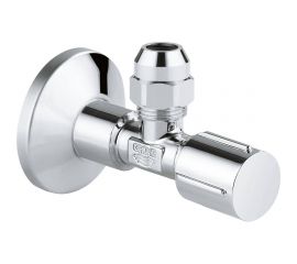 Угловой вентиль Grohe с металлической розеткой и уплотнительным кольцом, 1/2х3/8, 1 шт. 22039000 