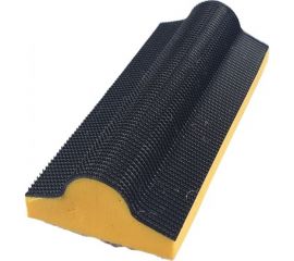 Профильная шлифовальная база под липучку конусная с радиусным торцом Uniq tool 97x39x19 UTG-1006 