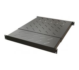 Полка Hyperline TSD3H-1U-405/700-RAL9005 с 19 креплением, раздвижная, 1U 443448 