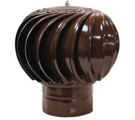 Ротационный дефлектор Турбодефлектор окрашенный коричневый RAL 8017 ТД-200 