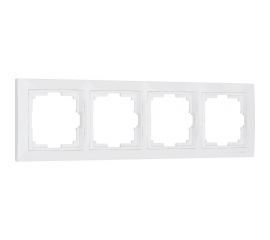 Рамка на 4 поста WERKEL W0042001 Snabb basic белый a051301 