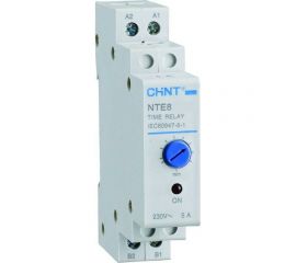 Реле времени CHINT NTE8-120B (задержка времени включения) 12-120с 1НО AC 230В (R) 258459 