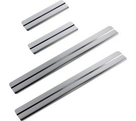 Накладки внутренних порогов DolleX NISSAN Qashqai I J10, II J11 2006-20, Note I E11 2005-13 NSI-019 